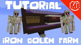 Tutorial Iron Golem Farm for Minecraft 112 [upl. by Nnayram]