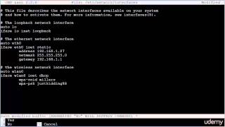 023 Basic networking ifconfig ifup ifdown etc network interfaces [upl. by Gentille918]