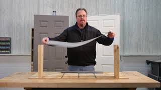 How To Install A Door On An Unlevel Floor [upl. by Lower]