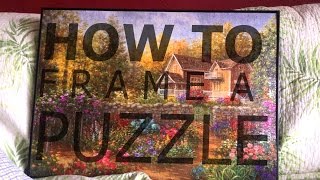 How To Frame A Puzzle [upl. by Maxey]