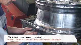 Wheel Repair  Cracked Rim Welding [upl. by Arabella]