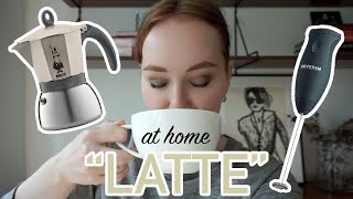 HOW TO MAKE A quotLATTEquot AT HOME moka pot  frother [upl. by Enneiluj]