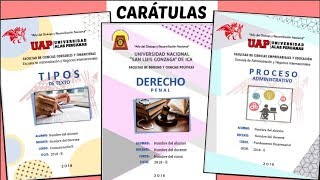 CARÁTULAS EN WORD 4 Diseños  TUTORIAL fácil paso a paso  Shirlhy [upl. by Odnomar598]