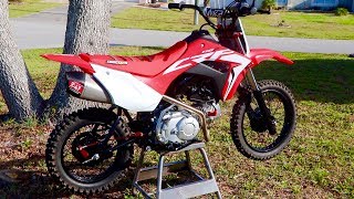 INSANE CRF110F PIT BIKE BUILD  Start to Finish [upl. by Dollie]