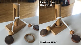 Wood puzzle How to free the ring [upl. by Glen80]