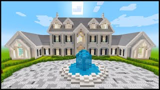 Minecraft How to Build a Mansion 4  PART 1 [upl. by Estella209]