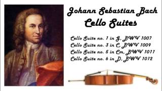 Johann Sebastian Bach  Cello suites in 432 Hz great for reading or studying [upl. by Yarod]