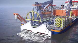 Cable laying vessel Nexus [upl. by Olecram]