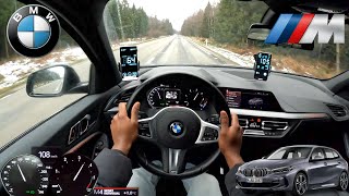 BMW 1 Series 2021 118d M Sport  POV Test Drive amp SOUND [upl. by Compte304]