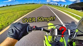 THUMPSTAR PIT BIKE TOP SPEED [upl. by Gemmell]