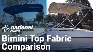 3Bow Bimini Top Fabric Comparison  Features amp Benefits  National Covers [upl. by Niccolo302]