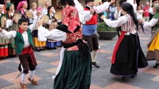 Asturian traditional folk dance  Áviles Asturias Spain [upl. by Sredna]