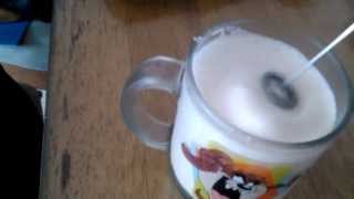 Aerolatte Review Frothing Cold Milk In Under 1 Minute [upl. by Yevreh]